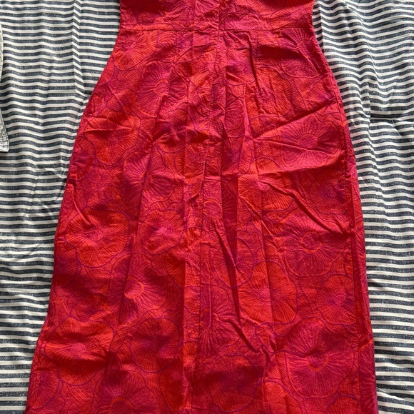 Forever 21 Size S Vibrant Red Lace Dress - Picture 4 of 8